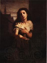 Hugues Merle A Beggar Woman Norge oil painting art